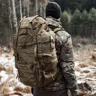 MARDINGTOP Militaire Rugzak 70L Trekking Wandelen Kaki — miniatuur 8