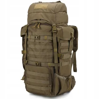 MARDINGTOP Militaire Rugzak 70L Trekking Wandelen Kaki — miniatuur 1