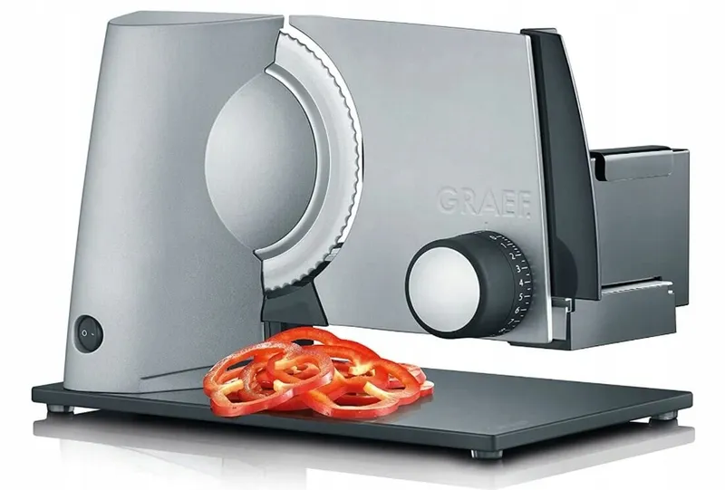GRAEF SKS S32000 Allessnijder Metaal Zilver Glazen Basis — foto 1