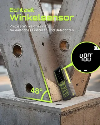 LASGOO Laserafstandsmeter 100m LCD Hoeksensor — miniatuur 3