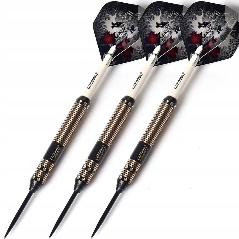 CUESOUL Dragon Deluxe Stalen Darts 21g Messing Professioneel — foto 3