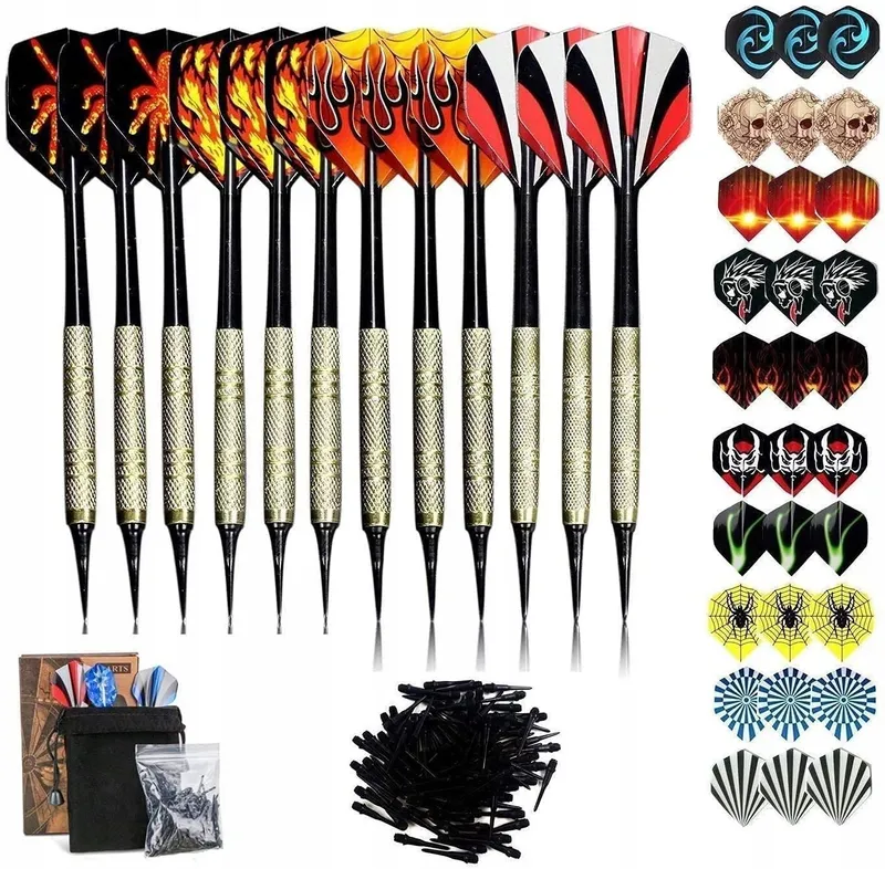 SINWIND Softtip Dartset 12-delig Elektronisch Dartbord — foto 1