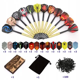 SINWIND Softtip Dartset 12-delig Elektronisch Dartbord — miniatuur 2