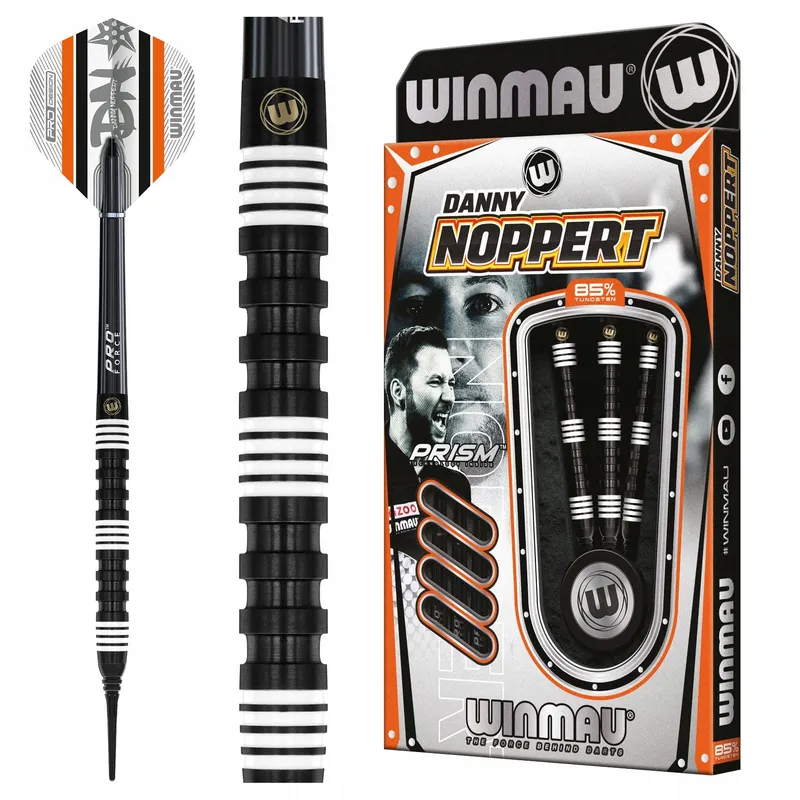 WINMAU Danny Noppert 85% Pro-Series 18g/20g Softtip Darts — foto 1