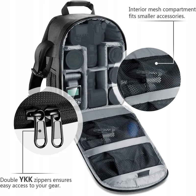 NEEWER Camerarugzak Vakverdeling SLR Accessoires — foto 6