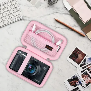 CANBOC Cameratas Canon PowerShot SX740 SX730 SX720 SX620 G7X Roze — miniatuur 7