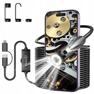 FERDIIZ Endoscoopcamera HD 1920P Dual Lens IP67 Android iOS 10m