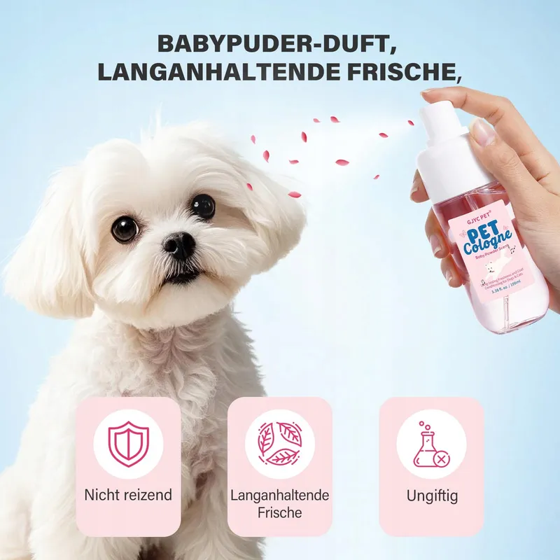 GJYC Hondenparfumspray Babypoeder Geur Lange Deodorant — foto 5