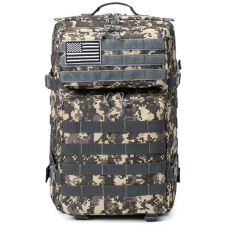 QT&QY Tactische Rugzak 45L Militair MOLLE Wandelen Trekking — miniatuur 2