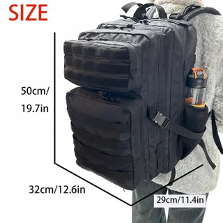 CINGHI LUSSO Tactische Rugzak 45L Outdoor Survival Camping Wandelen — miniatuur 2