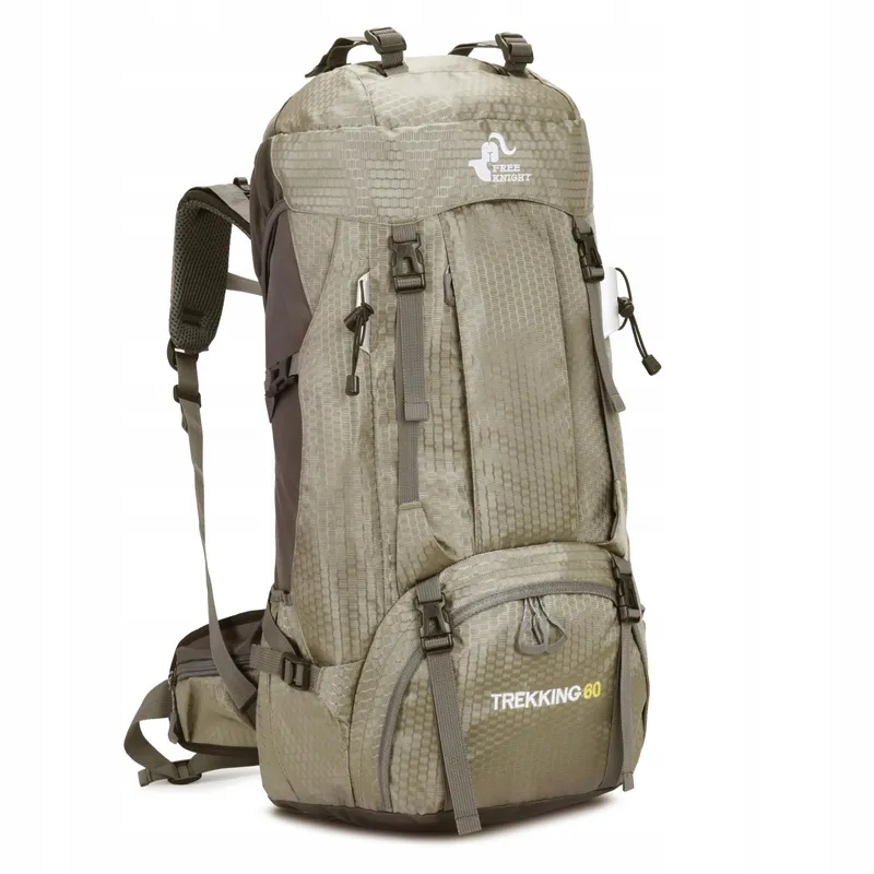 BSEASH Wandelrugzak 60L Waterdicht met Regenhoes Outdoor — foto 1