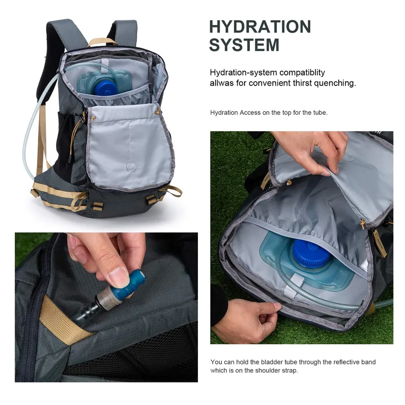 MOUNTAINTOP Wandelrugzak 35L Licht Unisex Voor Wandelen Camping — foto 7