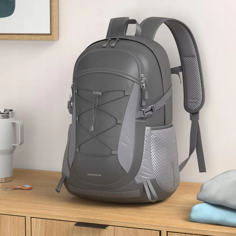 RAINSMORE Waterdichte Wandelrugzak 40L Zwart — foto 2