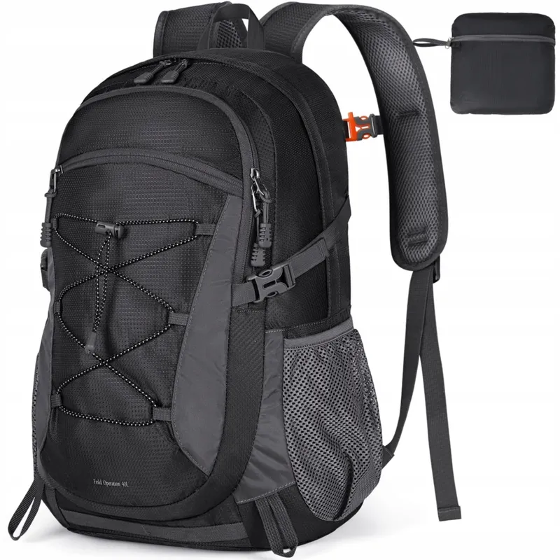 RAINSMORE Waterdichte Wandelrugzak 40L Zwart — foto 1