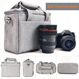 FOSOTO Cameratas DSLR Accessoires Grijs Nikon — miniatuur 5
