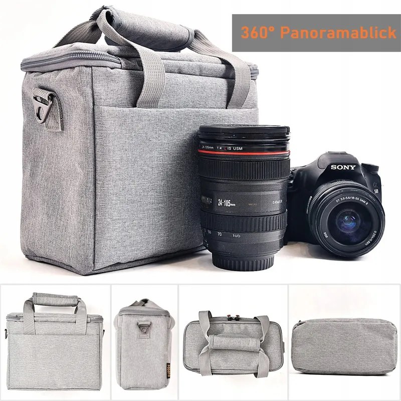 FOSOTO Cameratas DSLR Accessoires Grijs Nikon — foto 5