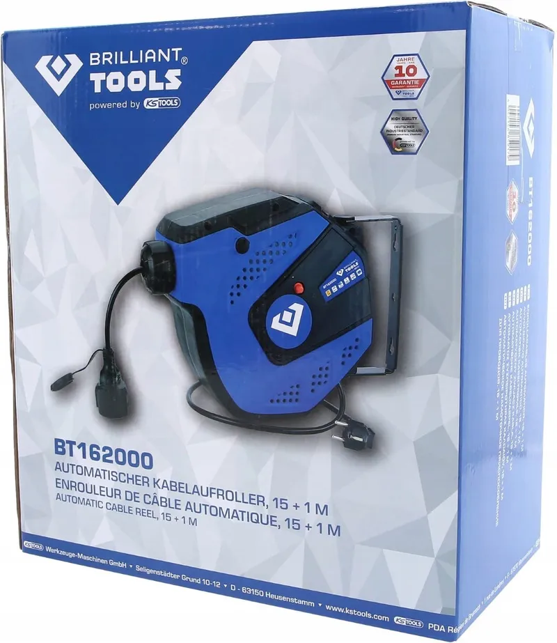 BRILLIANT TOOLS BT162000 Automatische Kabelhaspel 15m KS TOOLS — foto 5