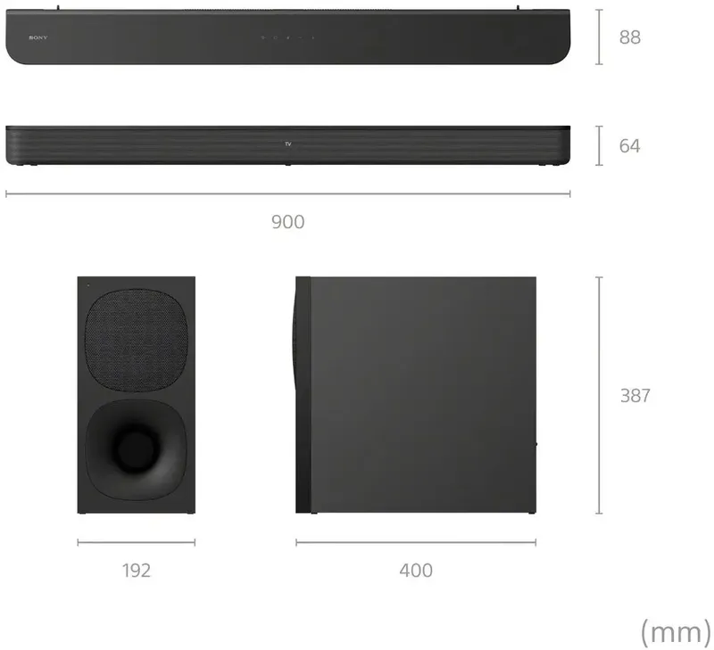 SONY HT-S400 Soundbar 2.1 330W Subwoofer Bluetooth Dolby — foto 15