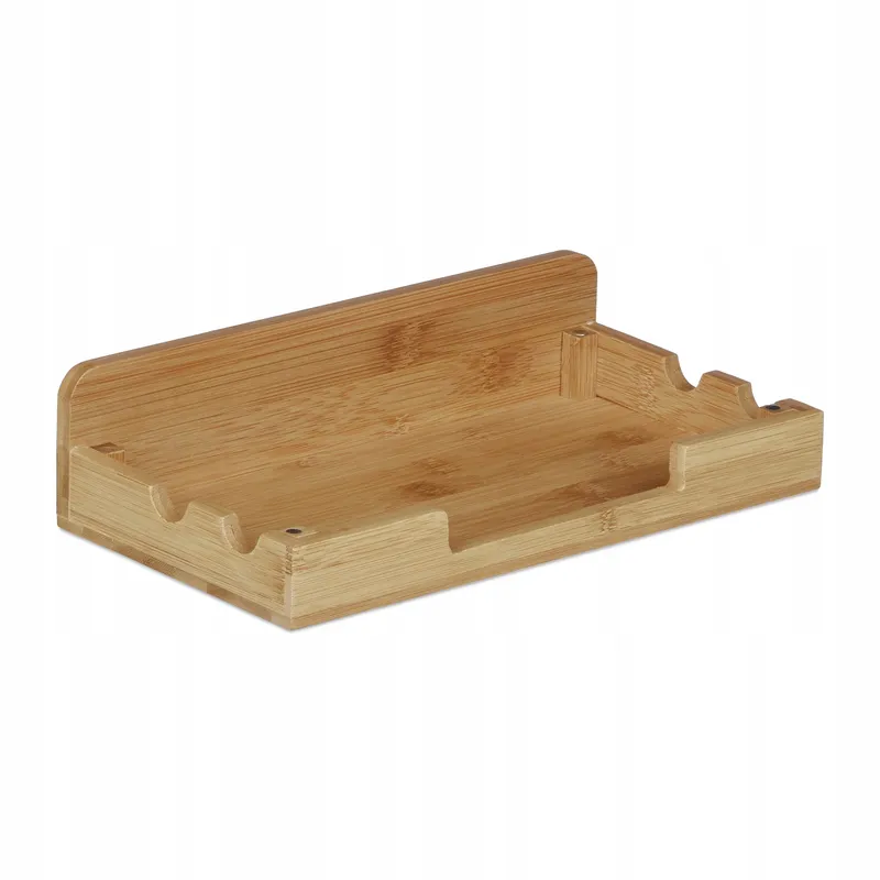 RELAXDAYS Bamboe Laadstation Organizer Voor Smartphones Tablets — foto 7
