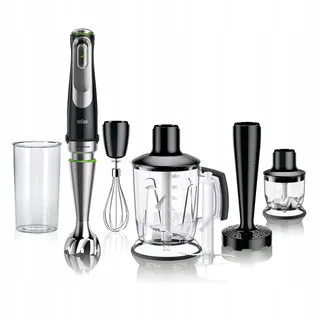 BRAUN MultiQuick 9 MQ 9147X Staafmixer 5-in-1 1200W Zwart RVS — miniatuur 1