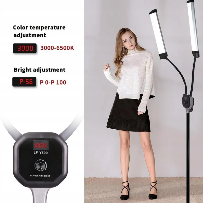 GSKAIWEN LED Videolicht 50W Studio Make-up Tattoo 3000-6500K — foto 5