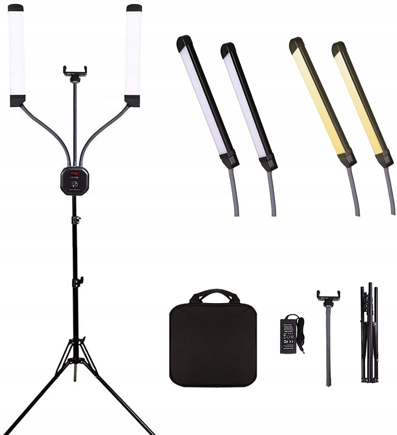 GSKAIWEN LED Videolicht 50W Studio Make-up Tattoo 3000-6500K