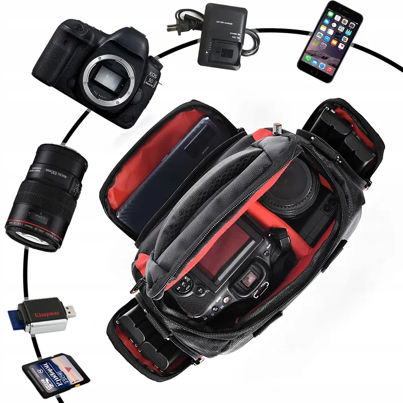 FOSOTO Cameratas DSLR Compatibel Canon Nikon Panasonic — foto 2