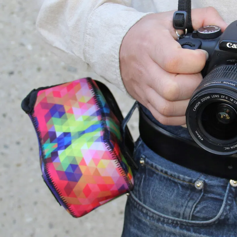 USA GEAR DSLR Cameratas Neopreen Voor Nikon Canon Pentax Geometrisch — foto 5