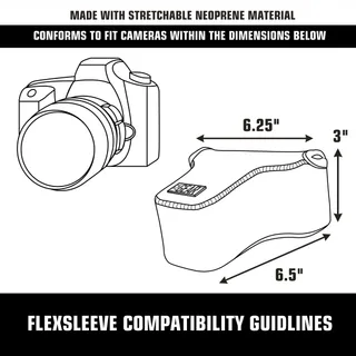 USA GEAR DSLR Cameratas Neopreen Voor Nikon Canon Pentax Geometrisch — miniatuur 9