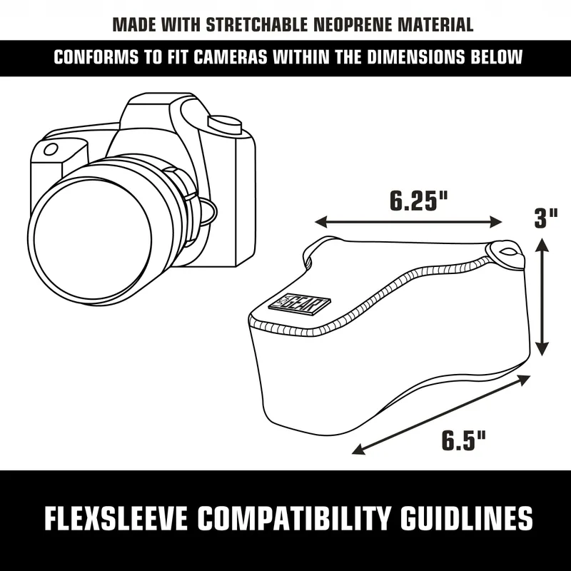 USA GEAR DSLR Cameratas Neopreen Voor Nikon Canon Pentax Geometrisch — foto 9