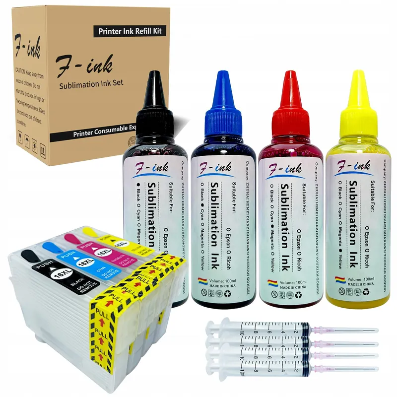 Sublimatie-inktset 400ml voor 16 16XL Mokken Borden Shirts — foto 1