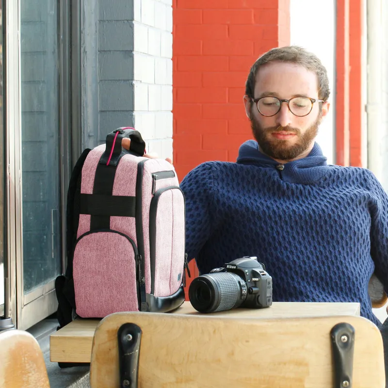 USA GEAR Camerarugzak DSLR Verstelbare Vakverdeling Rood β foto 9