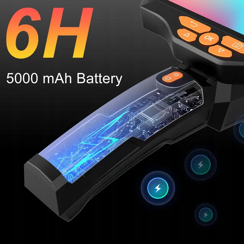 UIIVZEY Inspectiecamera 15m 5 Inch Scherm HD Waterdicht 64GB — foto 8