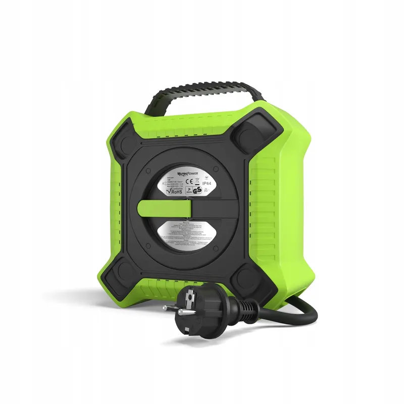 MUTECPOWER Kabelhaspel 10m Buiten IP44 4 Stopcontacten — foto 2