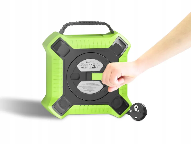 MUTECPOWER Kabelhaspel 10m Buiten IP44 4 Stopcontacten — foto 6