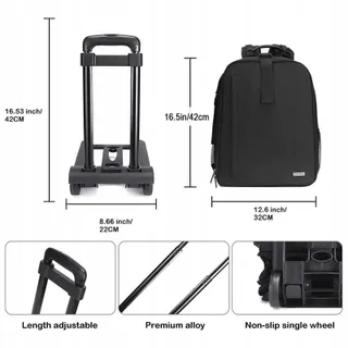 CADEN Waterdichte Camerarugzak DSLR SLR Sony Canon Nikon — miniatuur 9