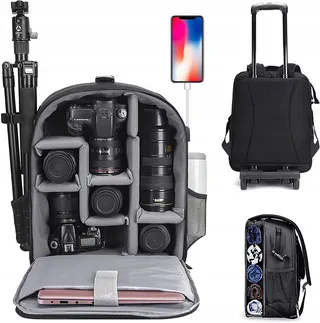 CADEN Waterdichte Camerarugzak DSLR SLR Sony Canon Nikon — miniatuur 1
