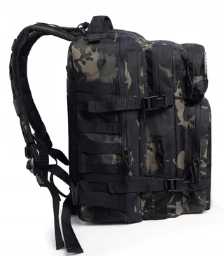 QT&QY Tactische Militaire Rugzak 45L Molle Trekking 3 Dagen — miniatuur 3