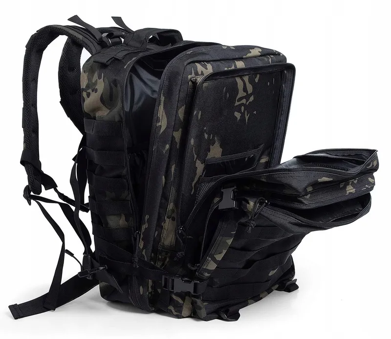 QT&QY Tactische Militaire Rugzak 45L Molle Trekking 3 Dagen — foto 5
