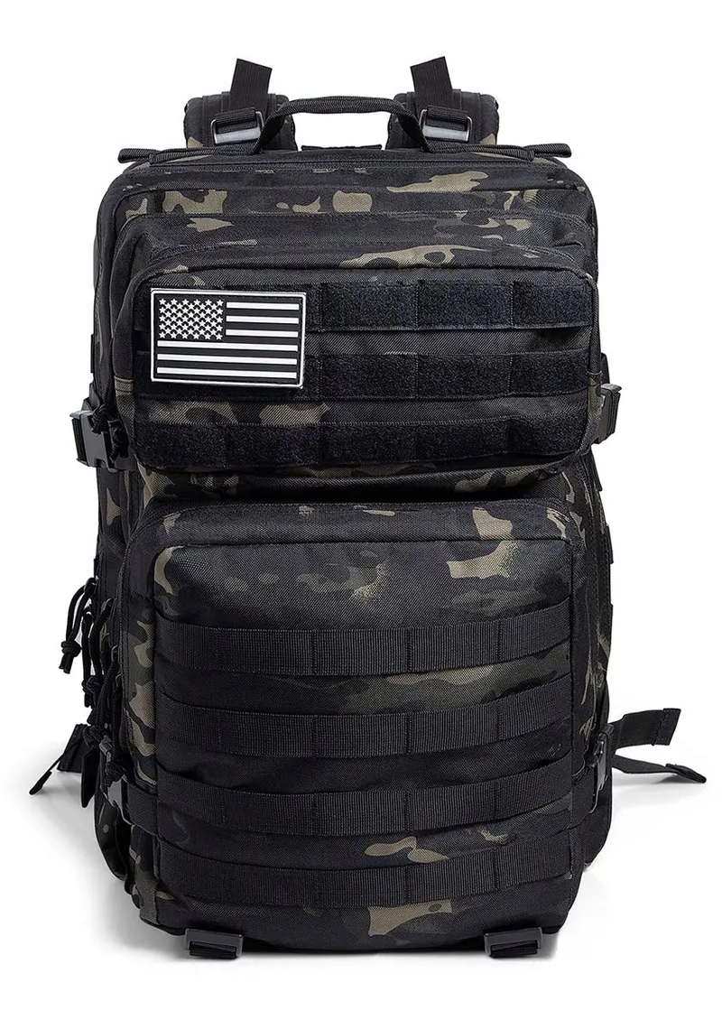 QT&QY Tactische Militaire Rugzak 45L Molle Trekking 3 Dagen — foto 2