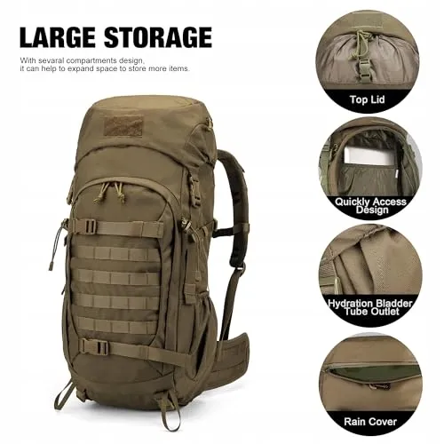MARDINGTOP Tactische Rugzak 50L Trekking Outdoor Wandelen — foto 4