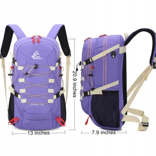 BSEASH Wandelrugzak 40L Waterdicht Licht Camping Fietsen Ski — miniatuur 2