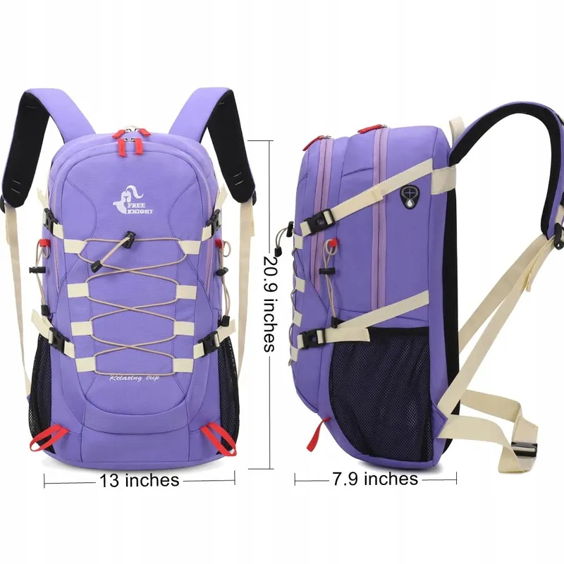 BSEASH Wandelrugzak 40L Waterdicht Licht Camping Fietsen Ski — foto 2