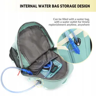 BSEASH Wandelrugzak 40L Waterdicht Licht Camping Fietsen Ski — miniatuur 6