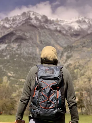 MOUNTAINTOP Wandelrugzak 35L Licht Trekking Regenhoes — miniatuur 9