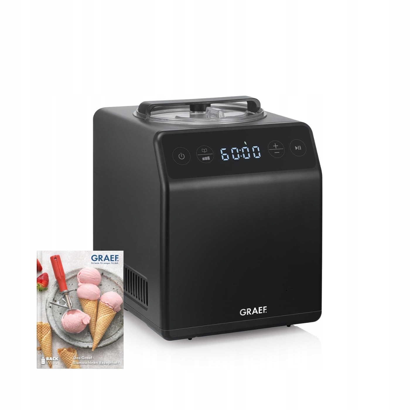 GRAEF IM706 IJsmachine Yoghurtmachine 2L Automatische Koelfunctie