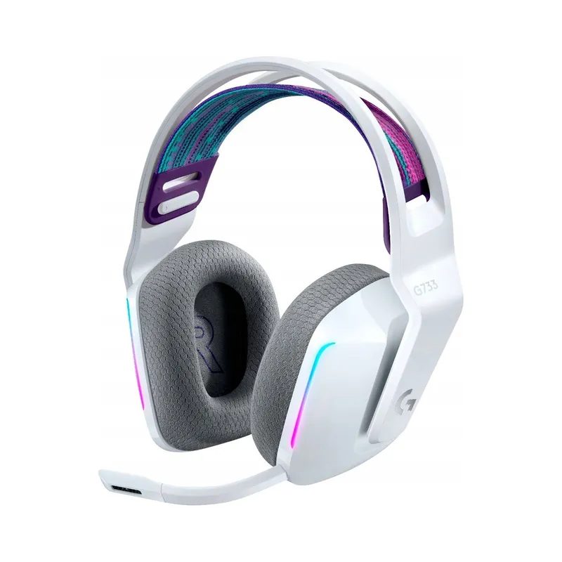LOGITECH G733 LIGHTSPEED Draadloos Gaming Headset RGB 29u Wit — foto 10