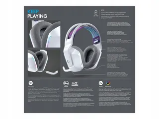 LOGITECH G733 LIGHTSPEED Draadloos Gaming Headset RGB 29u Wit — miniatuur 2