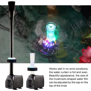 SUNSUN LED Fonteinpomp Stil Vijver Aquarium 750L/H 15W — miniatuur 3