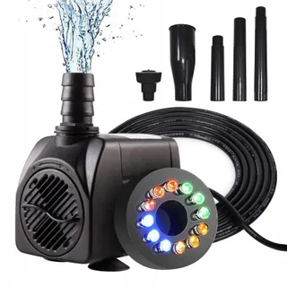SUNSUN LED Fonteinpomp Stil Vijver Aquarium 750L/H 15W — miniatuur 1